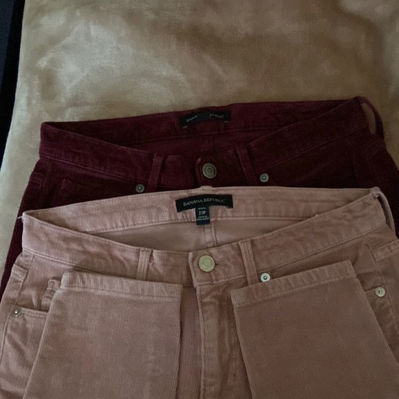 Set of 2 pairs of BR corduroy pants - Picture 1 of 7